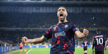 Europa League: Cyriel Dessers leads Rangers to first leg success over Fenerbahce