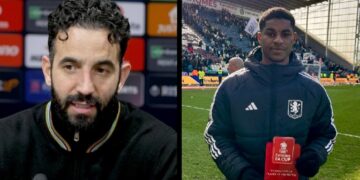 Ruben Amorim opens up on Rashford’s Villa form