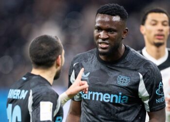 Boniface and Buendía clash on the pitch as Leverkusen thrash Frankfurt