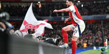 Declan Rice shines as Arsenal humiliate Real Madrid to take pole position en route to semi-finals