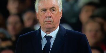 Ancelotti has no tactics! Real Madrid fans react after embarrassing loss to Arsenal (See reactions)