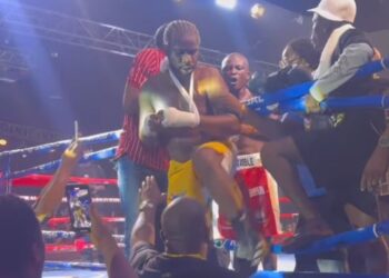 Chaos in the Ring: Portable leaves Speed Darlington with broken arm to claim street king