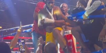 Chaos in the Ring: Portable leaves Speed Darlington with broken arm to claim street king