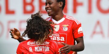 Uchiebe on scoresheet in Benfica Femenino draw
