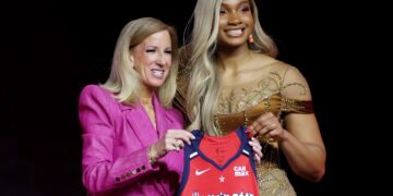 Kiki Iriafen shines at WNBA draft in Nigerian-inspired fit