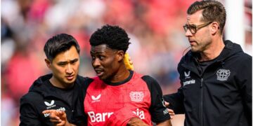 Tella injured, Boniface offers litte as Leverkusen suffer title blow