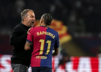 Barcelona boss Hansi Flick explains Raphinha absence against Betis