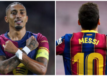 Raphinha equals incredible Lionel Messi record in Dortmund win