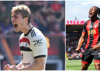 Hojlund rescues toothless Man Utd from defeat against 10-man Bournemouth