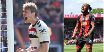 Hojlund rescues toothless Man Utd from defeat against 10-man Bournemouth