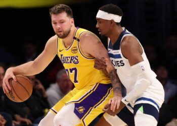 NBA Playoffs: Doncic rescues LeBron as Lakers defeat Timberwolves to tie series