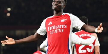 Back and firing! Bukayo Saka helps Arsenal win London derby over Fulahm