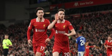 Liverpool 1-0 Everton: Diogo Jota fires Reds to crucial derby victory