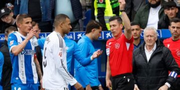 European Football Roundup: Mbappe sees red, Lookman’s Atalanta return to winning ways