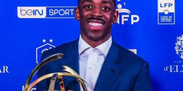 Ousmane Dembele wins Ligue 1 Player of the Year