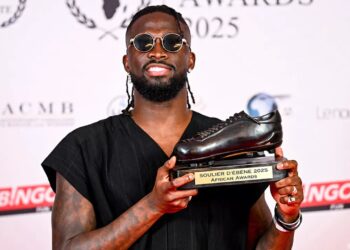 Tolu Arokodare wins the 2025 Ebony Shoe award