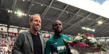 Frank Onyeka honoured as loan spell ends at Augsburg