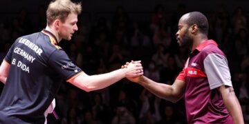 Quadri Aruna ends losing streak against Benedikt Duda with commanding victory