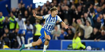 Brighton stuns Liverpool with late comeback in five-goal thriller