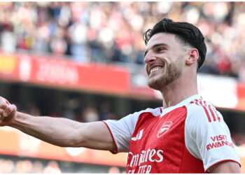 Declan Rice strike cements 2nd place for Arsenal, Newcastle continue UCL fight