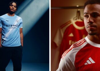 Manchester City, Arsenal unveil new jerseys ahead of new football season
