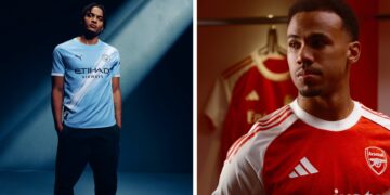 Manchester City, Arsenal unveil new jerseys ahead of new football season
