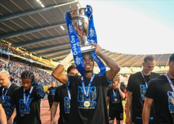 Raphael Onyedika wins Belgian Cup with Club Brugge