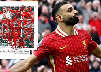 Mohamed Salah named FWA Footballer of the Year after fantastic season