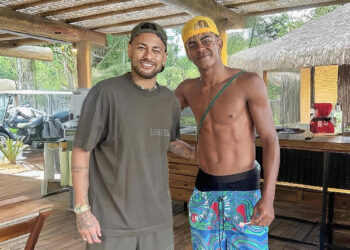 Lamine Yamal links up with idol, Neymar in Brazil during off-season break