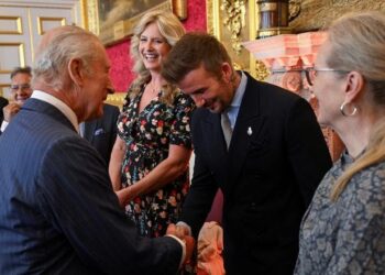 David Beckham receives knighthood from King Charles III
