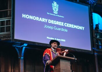 Pep Guardiola bags honourary degree