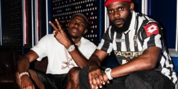 Osimhen silences transfer rumours to chill with Odumodublvck