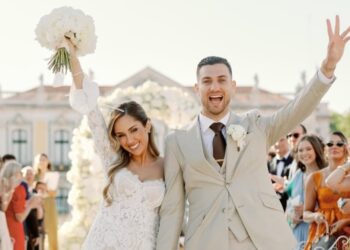 Diogo Dalot marries longtime partner Claudia Lopes in elegant Portuguese ceremony