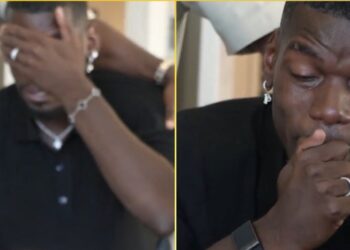 Tears of joy! Paul Pogba cries while signing Monaco contract