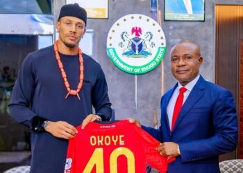Okoye pays courtesy visit to Enugu governor, appointed as ambassador