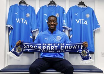 Stockport County secure Joseph Olowu on three-year deal