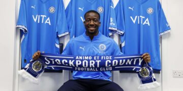 Stockport County secure Joseph Olowu on three-year deal
