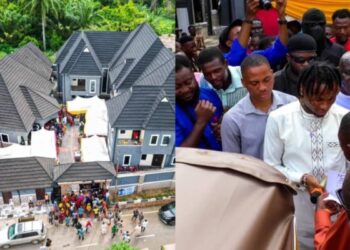 Chukwueze gifts father massive mansion, gives back to community