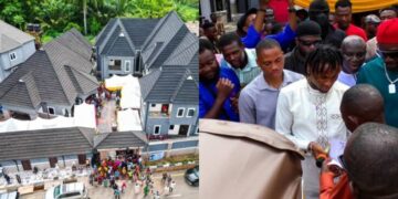 Chukwueze gifts father massive mansion, gives back to community