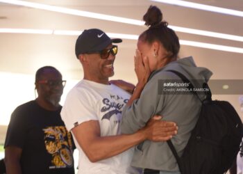 Ashleigh Plumptre shares emotional reunion with father in Lagos after WAFCON triumph