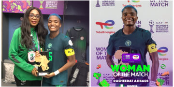 Ajibade scoops WOTM award in Super Falcons’ WAFCON win over Botswana