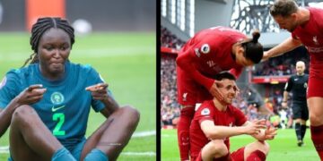 Rinsola Babjide pays tribute to late Diogo Jota with game pad celebration