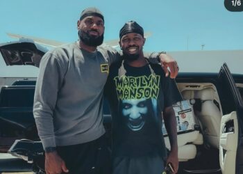 Marcus Thuram meets LeBron James in star-studded off-season link-up