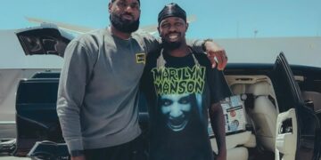 Marcus Thuram meets LeBron James in star-studded off-season link-up