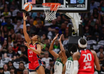 Kiki Iriafen breaks Washington Mystics rookie record for double‑doubles