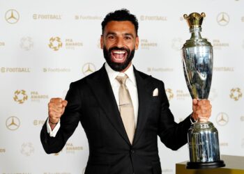 Salah makes history as Liverpool win big at 2025 PFA Awards