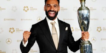 Salah makes history as Liverpool win big at 2025 PFA Awards