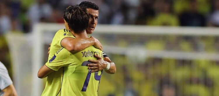 Even though Cristiano Ronaldo didn’t score in the victory over Al-Ittihad, the five-time Ballon d'Or d’or winner was instrumental as AL-Nassr knocked out the Saudi League champions to qualify for the final of the Saudi Super Cup. The two Saudi Pro League heavyweights clashed at the Hong Kong Stadium on Tuesday afternoon for a place in the final, but it was Al-Nassr who progressed to the final after a display of resilience and discipline. Former Liverpool forward Sadio Mane gave Al-Nassr an early lead in the semi-final from a sublime left-footed half volley inside the box. Al Nassr’s lead only lasted six minutes as Dutch striker Steven Bergwijn leveled the scoreline from a rebound in the box. Unfortunately, the Senegalese became the villain fifteen minutes later as he received a red card for a stamp on Al Hilal’s goalkeeper, Hamed Abdullah Mohammed Yousef. The first half ended one goal apiece as Al-Nassr played mostly in their half after the equalizer. Against the run of play, Ronaldo provided the assist to his countryman, Joao Felix, as the new signing put Al-Nassr ahead after the hour mark. The goal almost didn’t stand, but after a video assistant referee review, Joao Felix got his first goal for his new club. Moments later, the former Benfica star scored again to put Al-Nassr 3-1 up despite being a man down, but this time, the video assistant referee disallowed the goal for a foul in the buildup. Al-Nassr defended until the blast of the final whistle as they progressed into the final with a 2-1 win. Al-Nassr