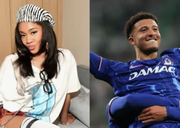 Jadon Sancho sparks romance rumors with Saweetie via neck tattoo