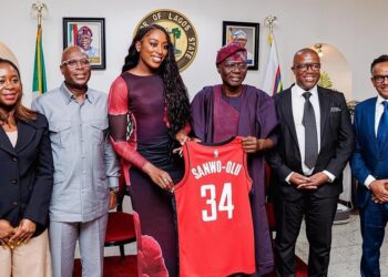 Chiney Ogwumike pays courtesy visit to Governor Sanwo-Olu